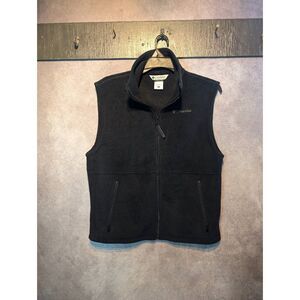 Columbia fleece full zip vest medium